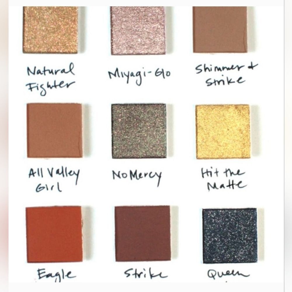 REVOLVE x COBRA KAI PLEYER CRUELTY FREE CLEAN PALETTE 9 SHADE EYESHADOW NEW NWT